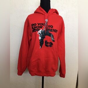 Billie Eilish Red Graphic Hoodie.